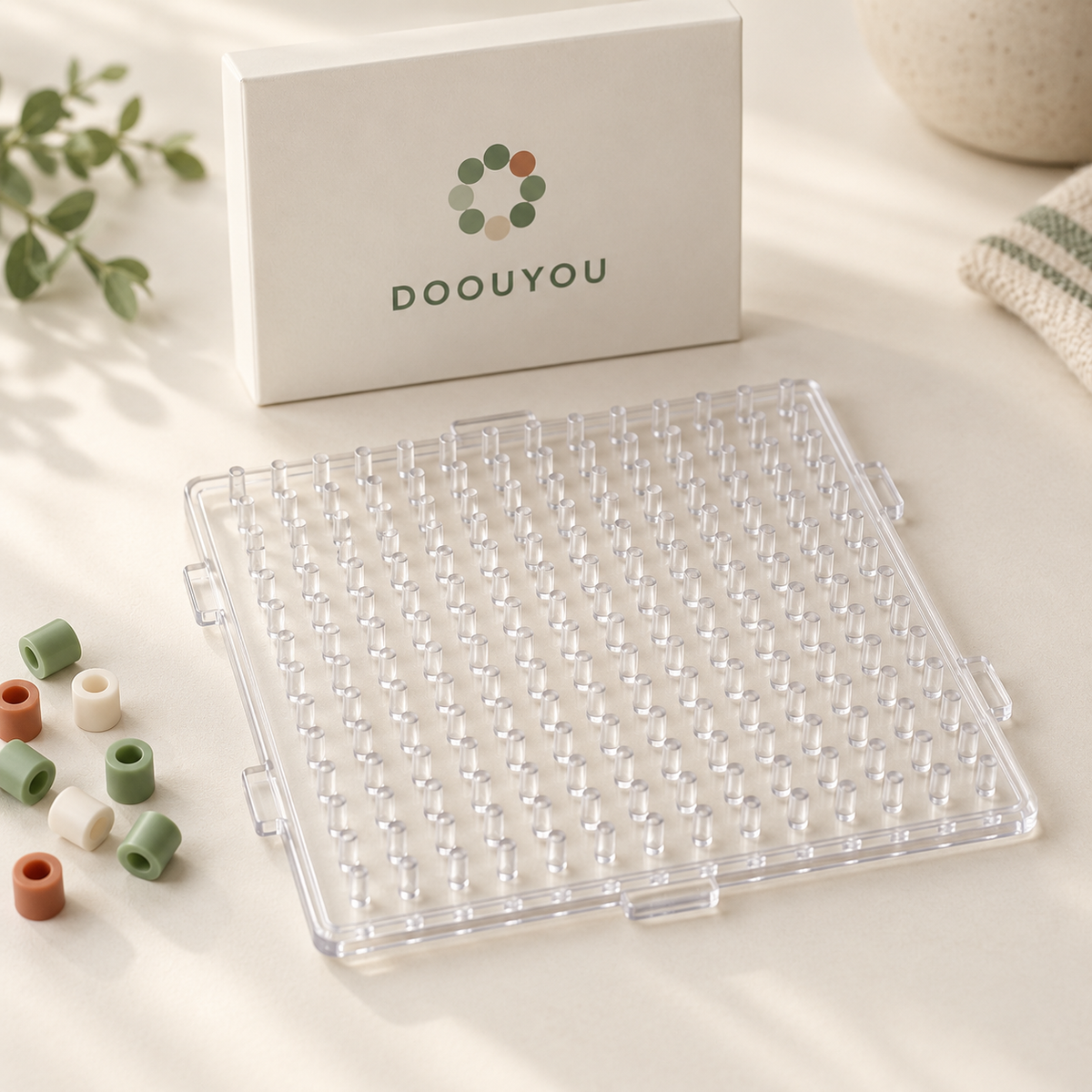 DOOUYOU 5 mm pegboard concept; illustration, final product specifications pending