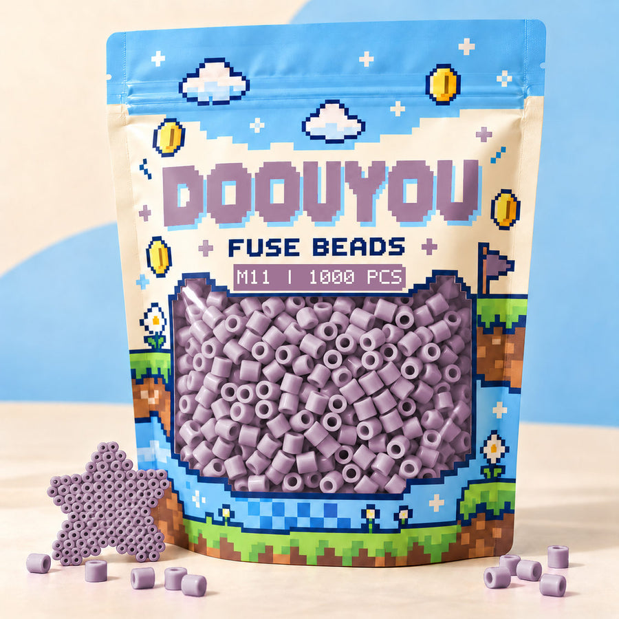 DOOUYOU M11 · 1,000 beads · pixel pouch packaging preview