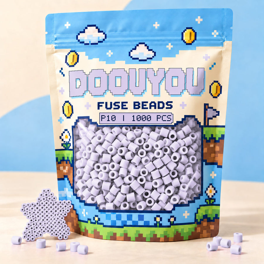 DOOUYOU P10 · 1,000 beads · pixel pouch packaging preview
