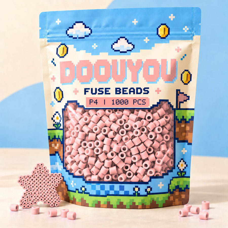DOOUYOU P4 · 1,000 beads · pixel pouch packaging preview