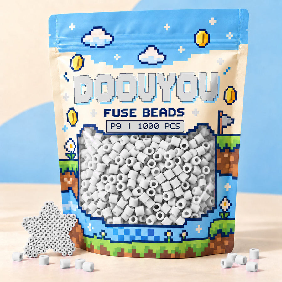 DOOUYOU P9 · 1,000 beads · pixel pouch packaging preview