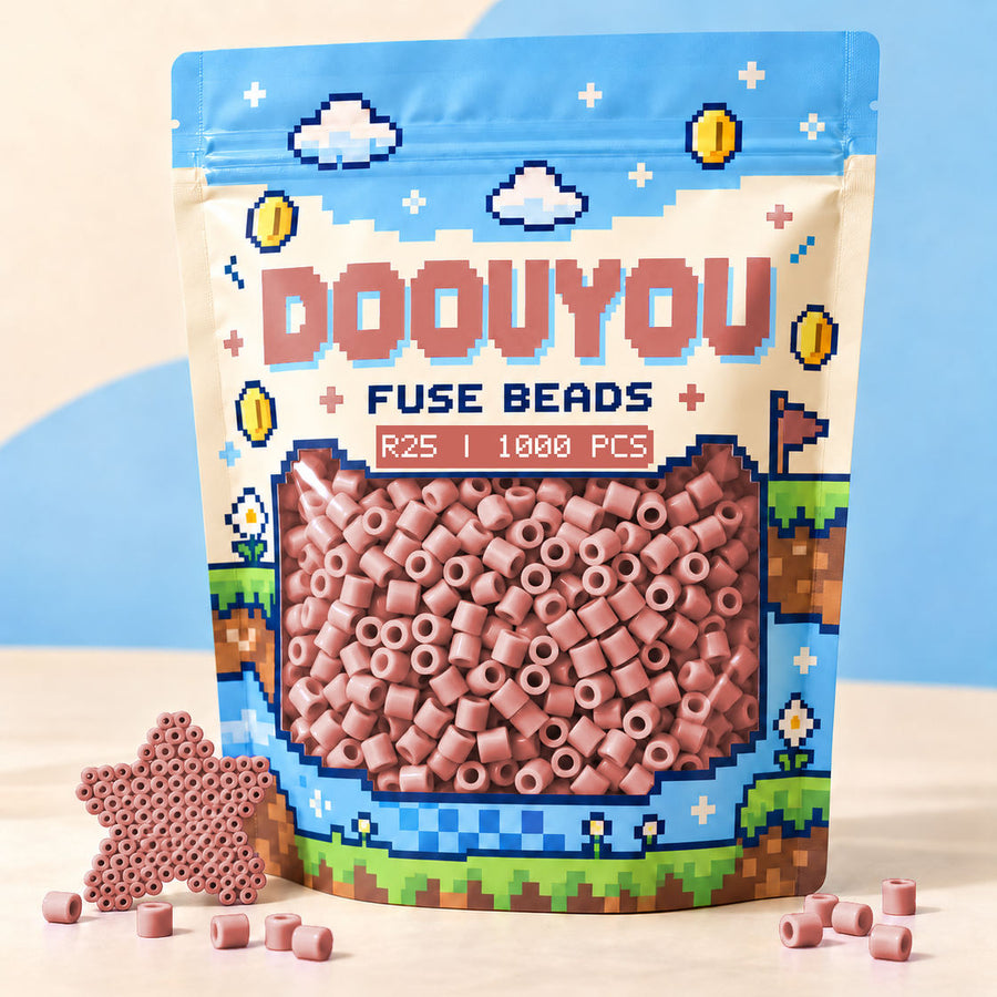 DOOUYOU R25 · 1,000 beads · pixel pouch packaging preview
