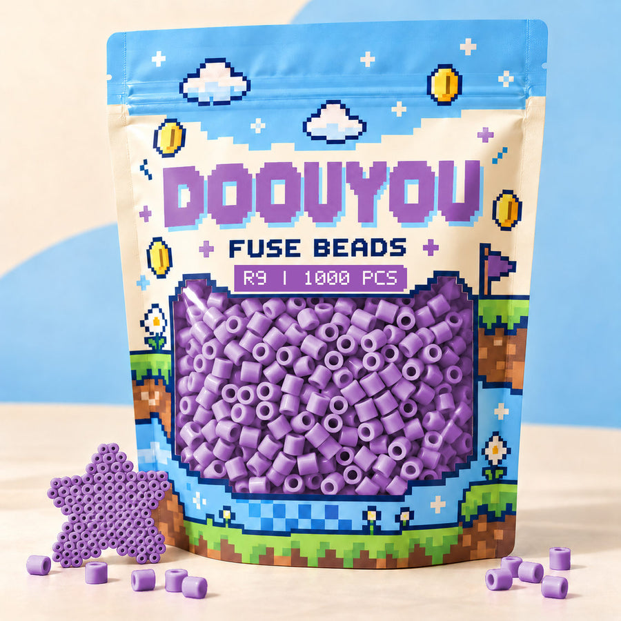 DOOUYOU R9 · 1,000 beads · pixel pouch packaging preview