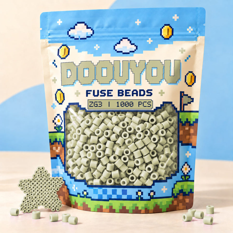 DOOUYOU ZG3 · 1,000 beads · pixel pouch packaging preview