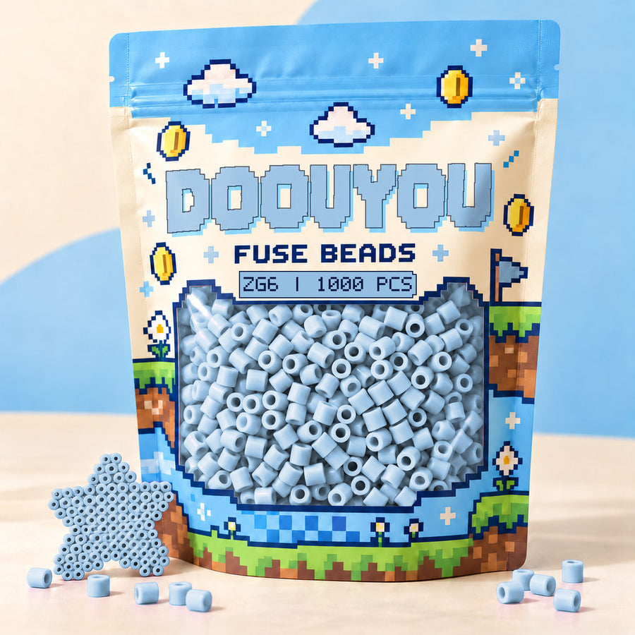 DOOUYOU ZG6 · 1,000 beads · pixel pouch packaging preview
