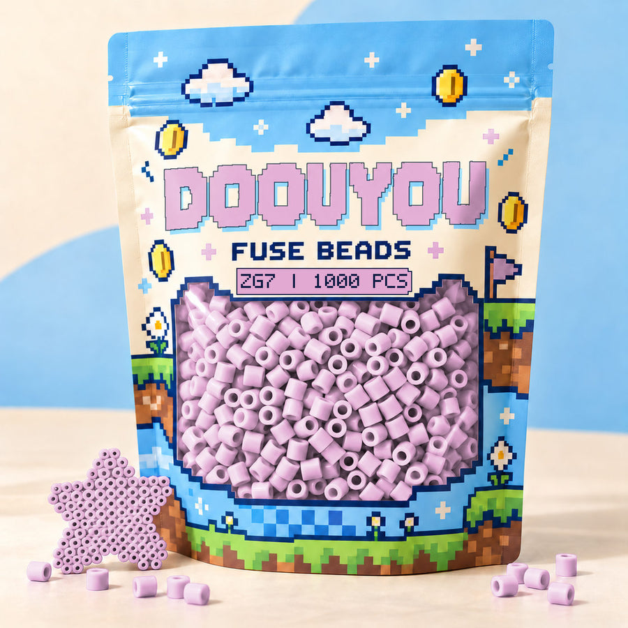 DOOUYOU ZG7 · 1,000 beads · pixel pouch packaging preview